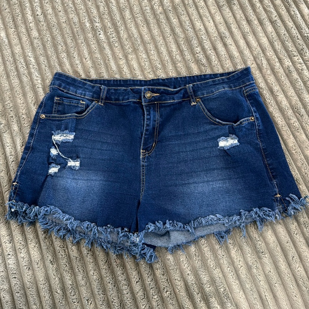 Unbranded stretch jean shorts